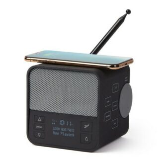 Radio-reveil bluetooth 3 en 1 OSLO NEWS - gris