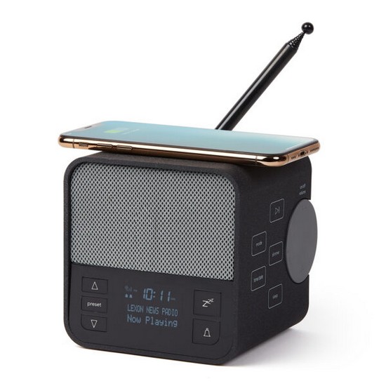 Radio-reveil bluetooth 3 en 1 OSLO NEWS - gris