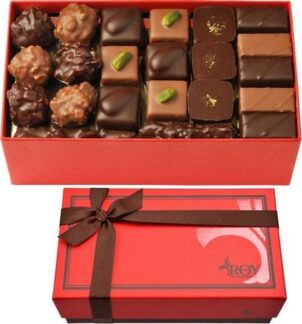 Chocolats noir et lait assortiment - boite 800g