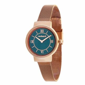 Montre Astrid 30 mm - rose or et vert