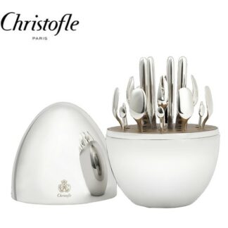 Set de 24 pieces aperitif pour 6 personnes avec ecrin en oeuf - collection MOOD PARTY
