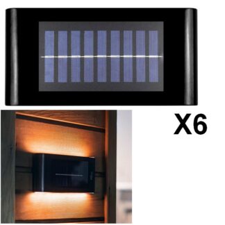 Applique mural solaire SOLAR UP N DOWN x6