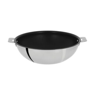 Wok en inox antiadhésif Exceliss+ - 24 cm