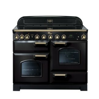 Piano de cuisson CLASSIC DELUXE Tab Induction 110 cm - noir laiton