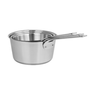 Set de 3 casseroles 1826 en inox brossée