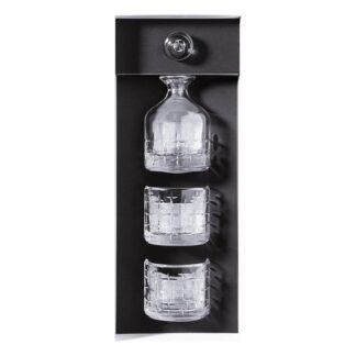Coffret Newport Twist 2 verres et carafe empilables