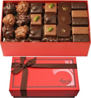 Chocolats noir et lait assortiment - boite 550g