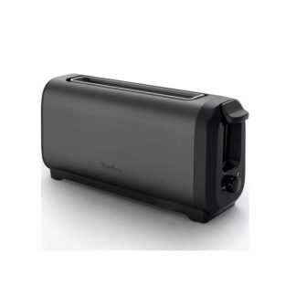 Grille-pain Subito select longue fente - inox - noir