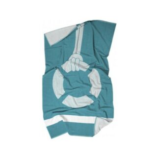 Serviette de plage BOUEE - turquoise