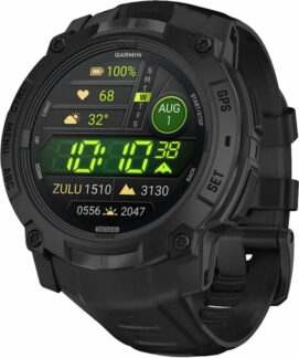 Montre Instinct 3 AMOLED Tactical Edition - 50 mm - noir