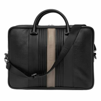 Porte-documents Delano - taupe - noir