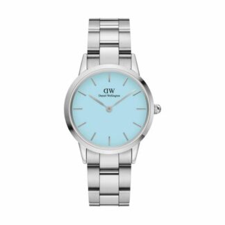 Montre Iconic Link 32 mm - argent - bleu pastel
