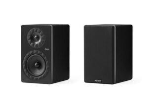 Enceinte bibliotheque PF II 6B - paire - noir mat