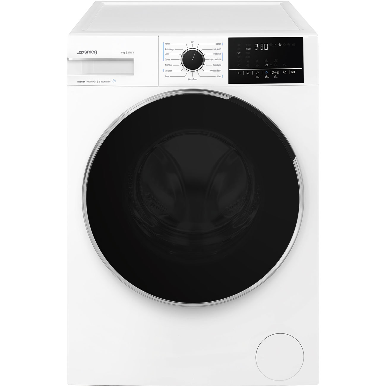 Lave-linge 10 kg - blanc