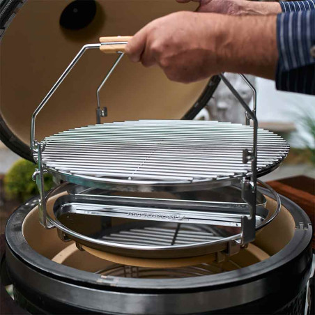 Barbecue Kamado Two.66 avec chariot - noir – Image 4