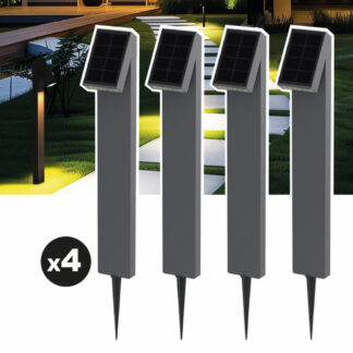 Lot de 4 lampes solaires Solar Way S15
