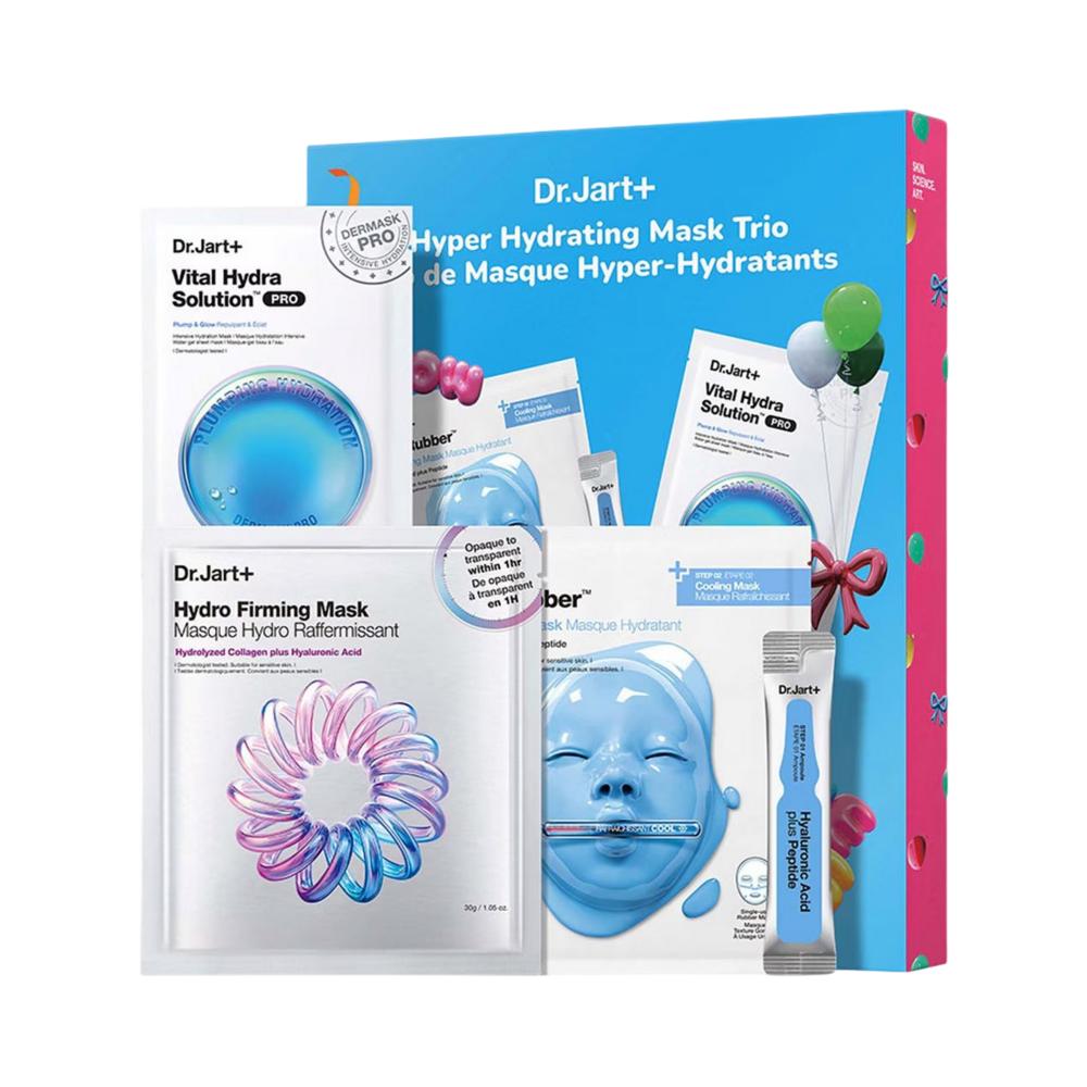 DR.JART+ Trio de Masques Ultra-Hydratants - Masque Hydratant & 2 Produits