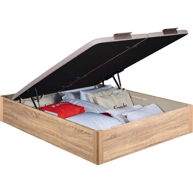Sommier coffre 140 x 190 cm - chene – Image 3