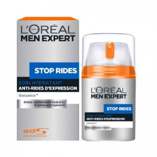 L'ORÉAL PARIS Men Expert Stop Rides - Soin Hydratant Anti-Rides d'Expression 50 ML