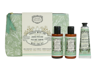 PANIER DES SENS Trousse Voyage Jasmin - Lait Corps 70 ML & 2 produits