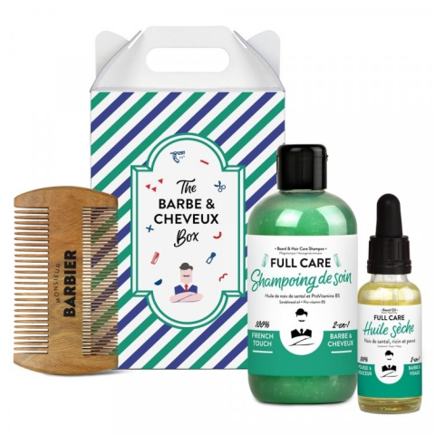 MONSIEUR BARBIER The Barbe & Cheveux - Shampoing 250 ML & 2 produits