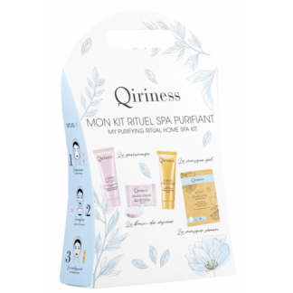 QIRINESS Kit Spa Purifiant - Crème Gommante 20 ML & 3 produits