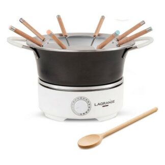 Appareil a fondue Prestige chardon + cuillere en bois - 8 pers