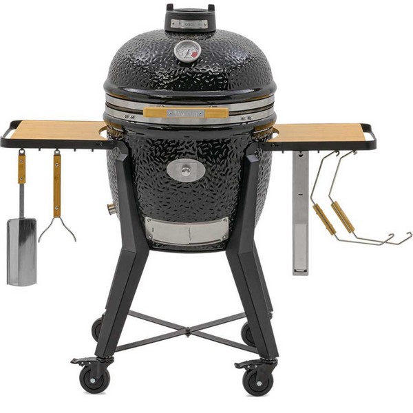 Barbecue Kamado Two.66 avec chariot - noir