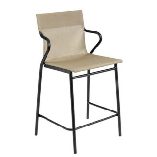 Fauteuil Horizon Middle Batyline - marron noisette - noir