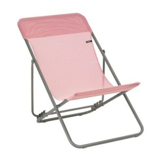 Transat jardin pliant multi-positions Maxi Transat - rose cerisier
