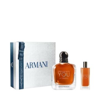 ARMANI Stronger With You Intensely - Eau de Parfum 100 ML & vaporisateur 15 ML