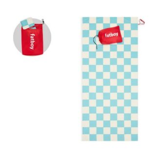 Serviette de plage Beach Baggy XL - chess azur