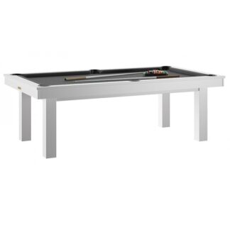 Billard convertible LAFITE blanc avec drap ardoise
