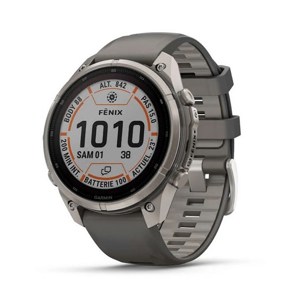 Montre connectee Fenix 9 Pro inReach Solar 47 mm - titane