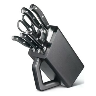 Bloc porte couteaux Grand Maître avec 6 pièces - noir