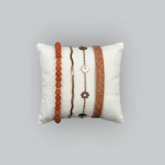 Bracelets Sun Star Box - orange - or jaune