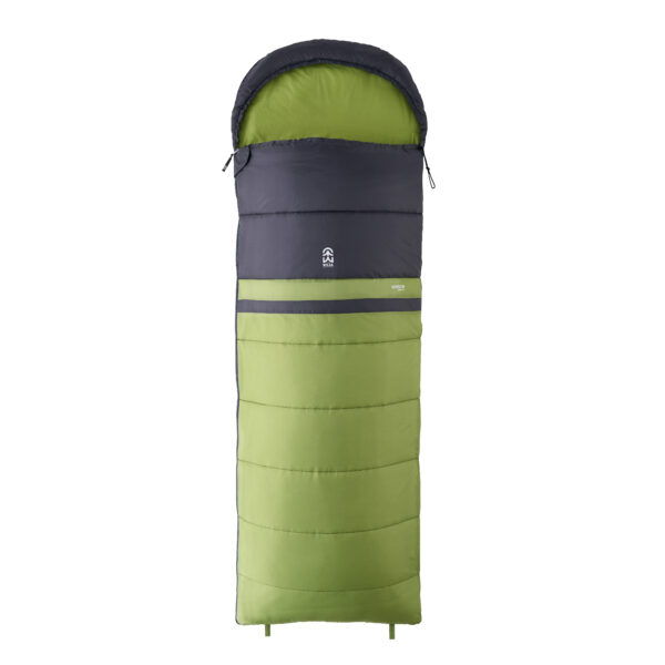Sac de couchage Loisir Verdon Confort - gris et vert