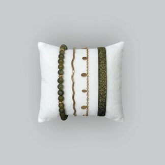Bracelets Neptune Star Box - kaki - or jaune