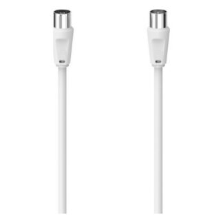Cable d'antenne coax plug 90 dB x 1.5m - blanc