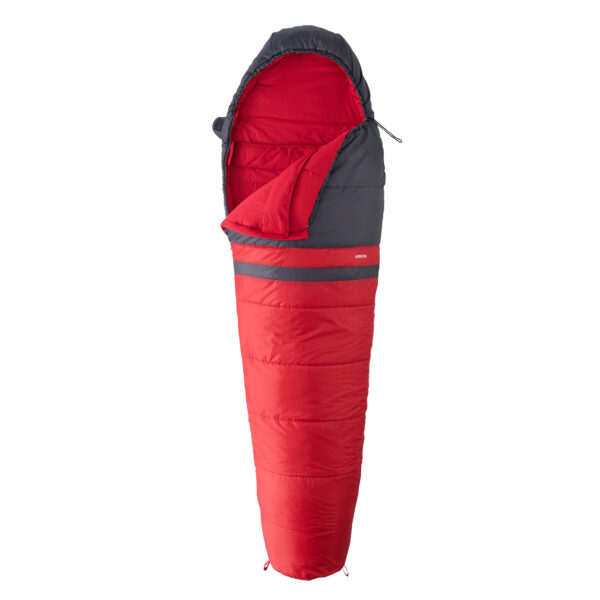 Sac de couchage loisir Verdon - gris et rouge – Image 2