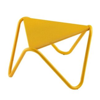 Table basse plateau micro perforé Vogue - jaune miel