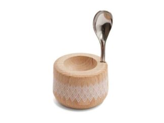 Coffret Piou Coquetier Plume - hetre