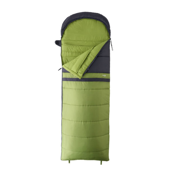 Sac de couchage Loisir Verdon Confort - gris et vert – Image 3