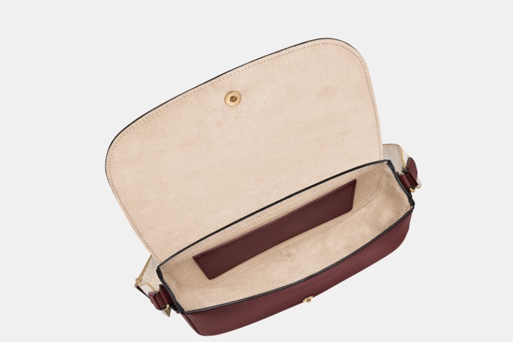 Sac bandoulière M EPURE - bordeaux – Image 3