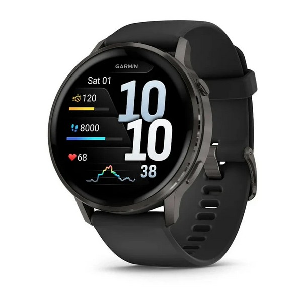 Montre sport Venu 4 45 mm - noir