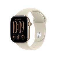 Apple Watch Series 12 GPS 42 mm Boîtier en aluminium Or clair avec Bracelet Sport Sable - S/M