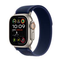 Apple Watch Ultra 2 GPS + Cellular 49 mm Boîtier en Titane Naturel avec Boucle Trail Bleu M/L version 2024