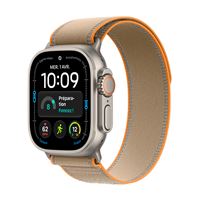 Apple Watch Ultra 4 GPS + Cellular 49 mm Boîtier en titane Naturel avec Boucle Trail Sable - S/M