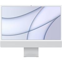 Apple iMac 24" 256 Go SSD 16 Go RAM Puce M1 CPU 8 cœurs GPU 7 cœurs Argent 2021 Argent Reconditionné