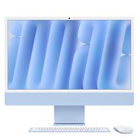 Apple iMac 24" écran retina 4,5K 256Go 16 Go RAM Puce M4 CPU 10 cœurs GPU 10 cœurs Bleu